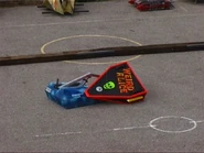 Weird Alice fights Comengetorix at a charity event