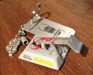 A BioHazard key chain