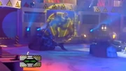Sir Killalot gets a yellow card from Refbot
