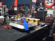 Propeller-Head in the pits whilst not being actively worked on