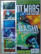 The magazine with the stickers