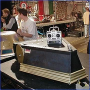 Nasty Warrior at the filming of Robot Wars Extreme