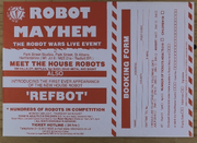 Robot Wars Club - Robot Mayhem Booking Form