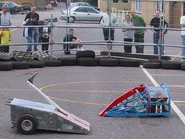 M2 taking on Big Pants at Robots@War 3 in 2001