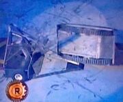 Trackzilla is flipped over