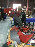 Bonfire repairs 2.jpg (333 KB) Thomas Long makes repairs to Bonfire