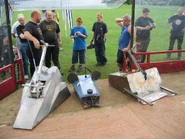 Splinter preparing for battle with Dominator 3 and Mighty Mouse in 2004