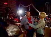 Chris Reynolds introduces Refbot in Robot Wars: The Kick Off