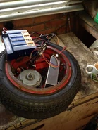 The insides of one of Stinger's wheel at the end of 2013