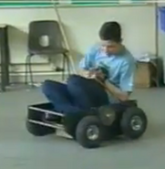 Leighviathan undergoes a driving test