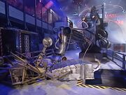 The Sentinel helps Dead Metal push Sting into Pit