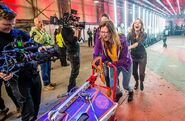 Team Dutch Robot Girls with Angela Scanlon