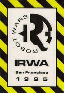 Secondary logo design (1995-1997), as used on 1995 IRWA tags