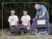 The Loco team explain their robot's design and weapons, in a clip form the team's video diary shown in Robot Wars Revealed