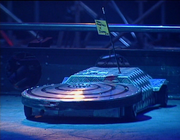 The Series 3 incarnation of Hypno-Disc in the arena