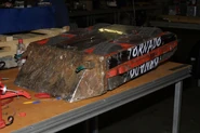 Tornado with its scoop at the Dutch Robot Games 2003