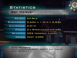 Sgt meikle stats