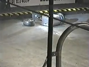 Bad Monkey vs TKO US Robot Wars 1997 wheel falls off