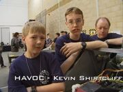 The team with Havoc, on Robot Wars Revealed
