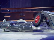 Scarab catches Victor 2 side-on