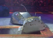 MaxiMill is pushed into the Pit in the closing seconds