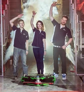 Team Carbide enter the arena in Series 8