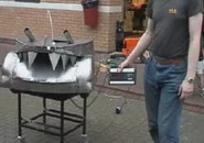 An unpainted Dominator