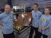 The team in the pits with Undertaker