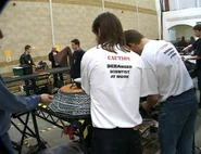 REALI-T being decorated