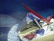 The Big Cheese tips Chaos 2 onto its side