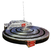 Hypno-Disc in Series 3 - note the teeth on the top and side of the flywheel