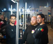 Team REC in the pits with 