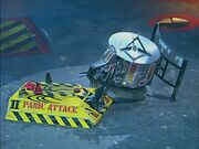 Panic Attack topples Saw Point onto its side