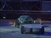 Weld-Dor misses with its axe