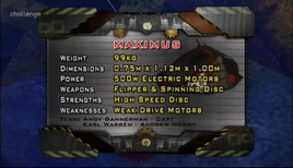 Maximus stats