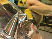 John Willoughby demonstrates the self-righting spikes