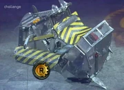 The Steel Avenger gets flipped by Behemoth