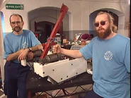 Rameses II with its team