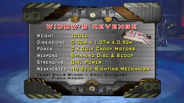 Widows revenge stats