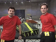 Vector's team demonstrating the arm