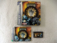 The game cartridge, booklet and box