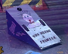 The "Who needs a srimech" sign on the underside of Knightmare