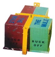 View from behind of The Mule