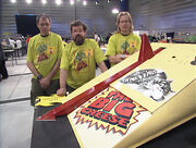 The Big Cheese with its team in Series 3