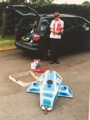 Captain and driver during field tests