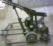 King Ludd's frame under construction