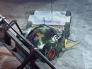 King Buxton slams Weld-Dor into the side wall