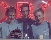 The team, left-to-right: Chris Glaister, Joe Wentworth, Hugo Elias