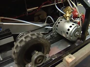 The insides of Terror-Bull during Series 4, showing the direct drive