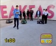 Cruella, Detonator and Recyclopse on The Bigger Breakfast in 1998